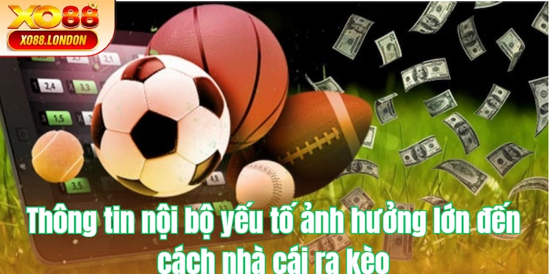 Thông tin nội bộ yếu tố lớn ảnh hưởng lớn đến cách nhà cái ra kèo