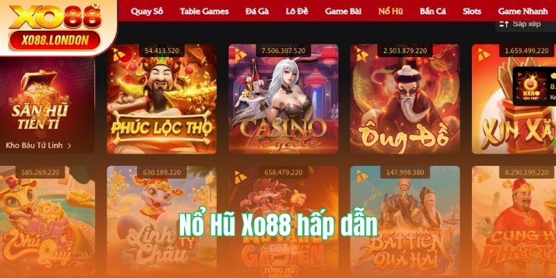 Nổ Hũ mở ra một không gian giải trí siêu chất lượng